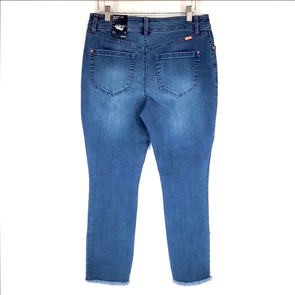 Jeans INC INTERNATIONAL CONCEPTS Blue Ankle Mid Rise Skinny Leg Regular Size 6 - Picture 5 of 12
